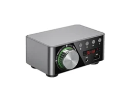Hifi Bt5.0 Amplificador Digital Mini Amplificador de Áudio Estéreo 100W Canal Duplo Potência de Som Receptor de Áudio Estéreo Amp Usb Aux Pa Prata