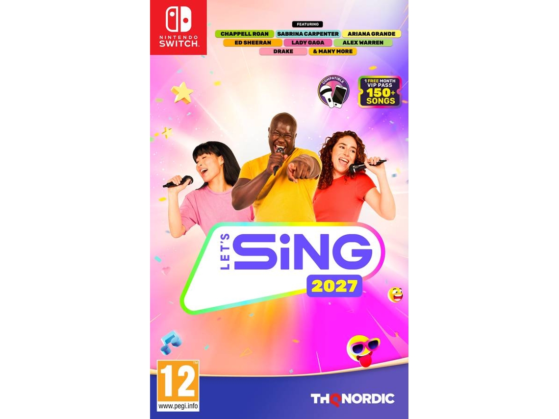 Pré-venda Jogo Nintendo Switch Lets Sing 2027