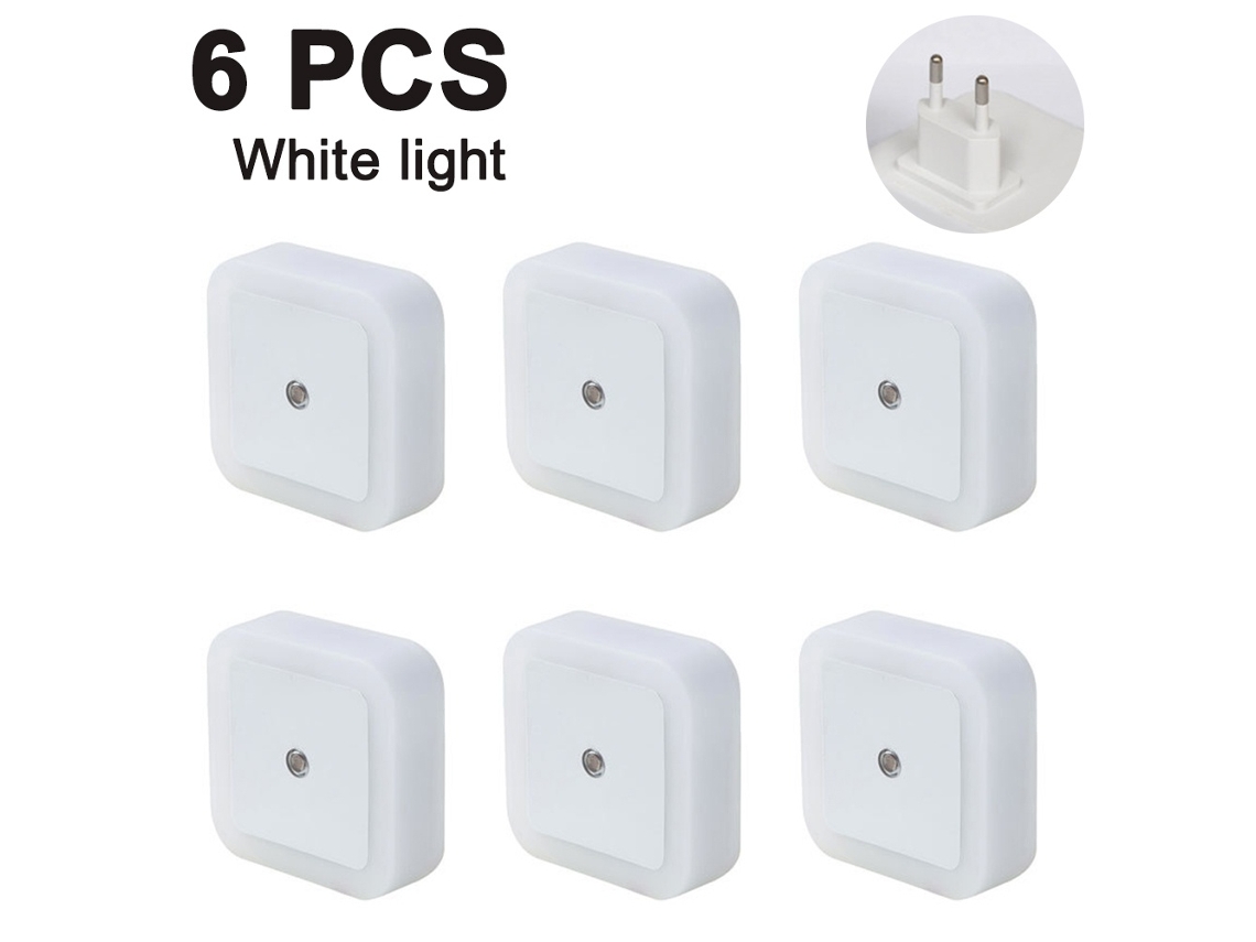Elysve Lâmpada Led 6pcs, Regulável Para Quarto