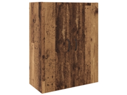 Conjunto 1 Armário De Parede Vidaxl Castanho Derivados De Madeira (69,5 X 34 X 90 Cm)