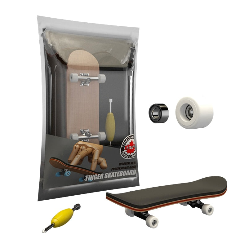 Kit 5 Skate De Dedo Profissional Fingerboard Para Criança