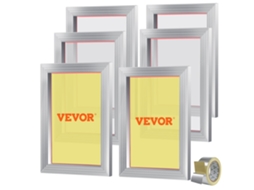 VEVOR Serigrafia Kit Quadro Serigrafia 10 X 14 Polegadas. 156 Malha 6 Peças