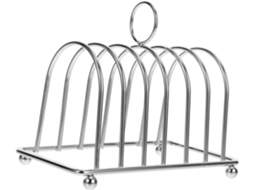Porta, Torradas De Ferro, Torradas Multifuncional Para Cozinha, Acessório Prático Para Armazenar Fatias De Pão E Torradas Para O Almoço, Prateado, 14