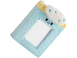Álbum De Fotos Em Peluche Bleu Pochettes Pvc Substituíveis - Photos Décoratif Et Pratique