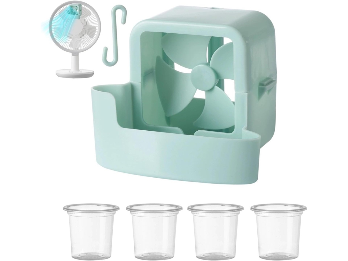 Acessório De Resfriamento Para Ventilador De Mesa Com Suporte Para Copo |