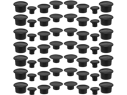 Tampões Redondos Beaupretty Para Furos Em Móveis, 5 6 8 10mm, 200 Peças, Plástico Preto, Capas Decorativas Para