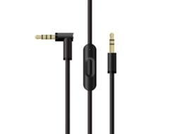 Cabo De Auscultadores Zruxe Remotetalk 1,5m Jack 3,5mm Preto (microfone Incorporado Compativel Com Beats)