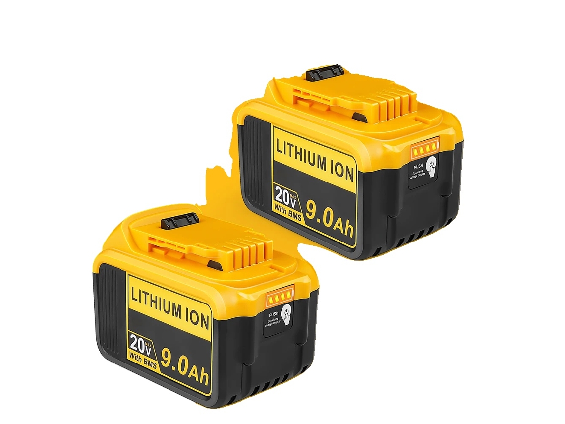 Bateria Para Ferramentas Elétricas Dlt, Capacidade 9ah, Tensão 20v, Inclui Bms, Bateria 9ah 2 Pcs Oem
