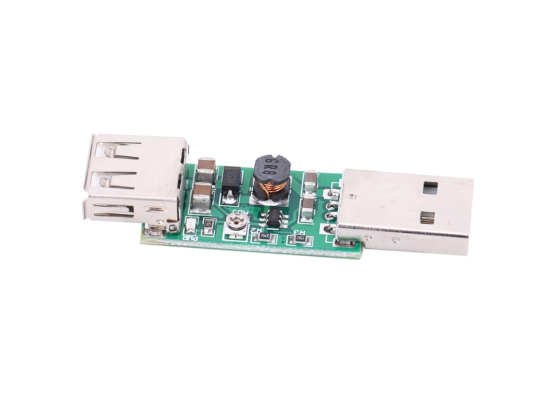 Módulo Conversor De Saída Ajustável Usb Dc-dc: Alimentação De 5v Para 6-15v (boost)