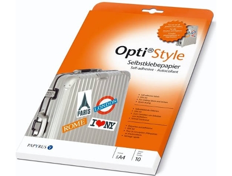 Etiquetas autocolantes  Opti Style