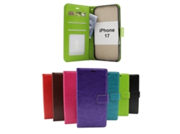 Capa Carteira Crazy Horse Para Iphone 17