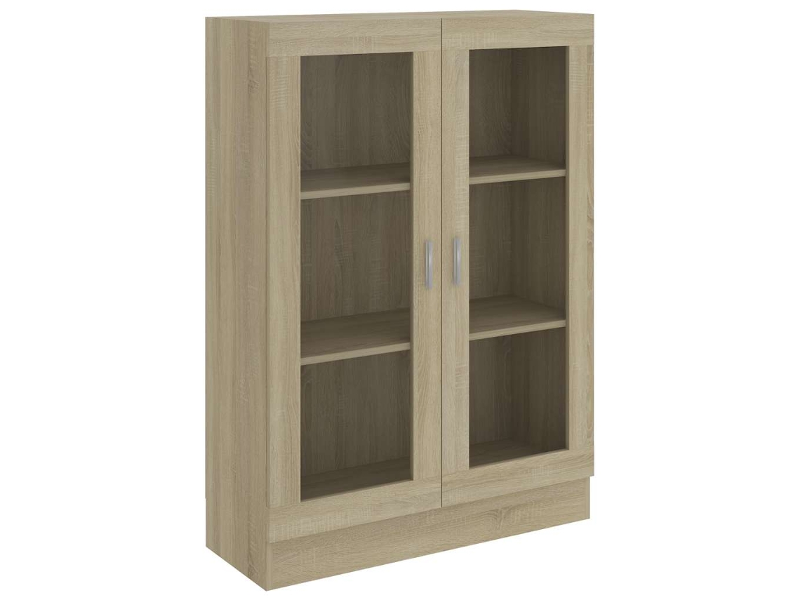 Vitrine Exclusiva Madeira Derivados Carvalho Sonoma MAISON EXCLUSIVE
