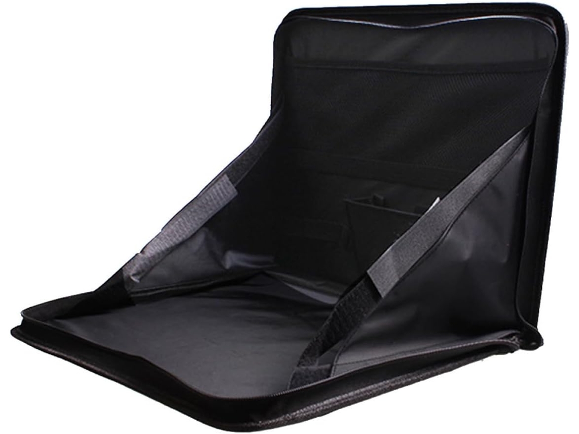 Bandeja Dobrável Para Carro Com Suporte Portátil Para Laptop E Encaixe.