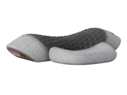 Lurelia Massajador Cervical, Ortopédica, Shiatsu, Aquecimento, Vibração, Pescoço Ombros, 9-11cm, Cinza