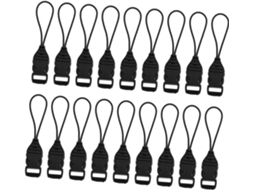Embalagem Com 20 Fivelas De Liberação Rápida Removíveis Em Plástico Abs E Nylon Para Mochilas E Cintos