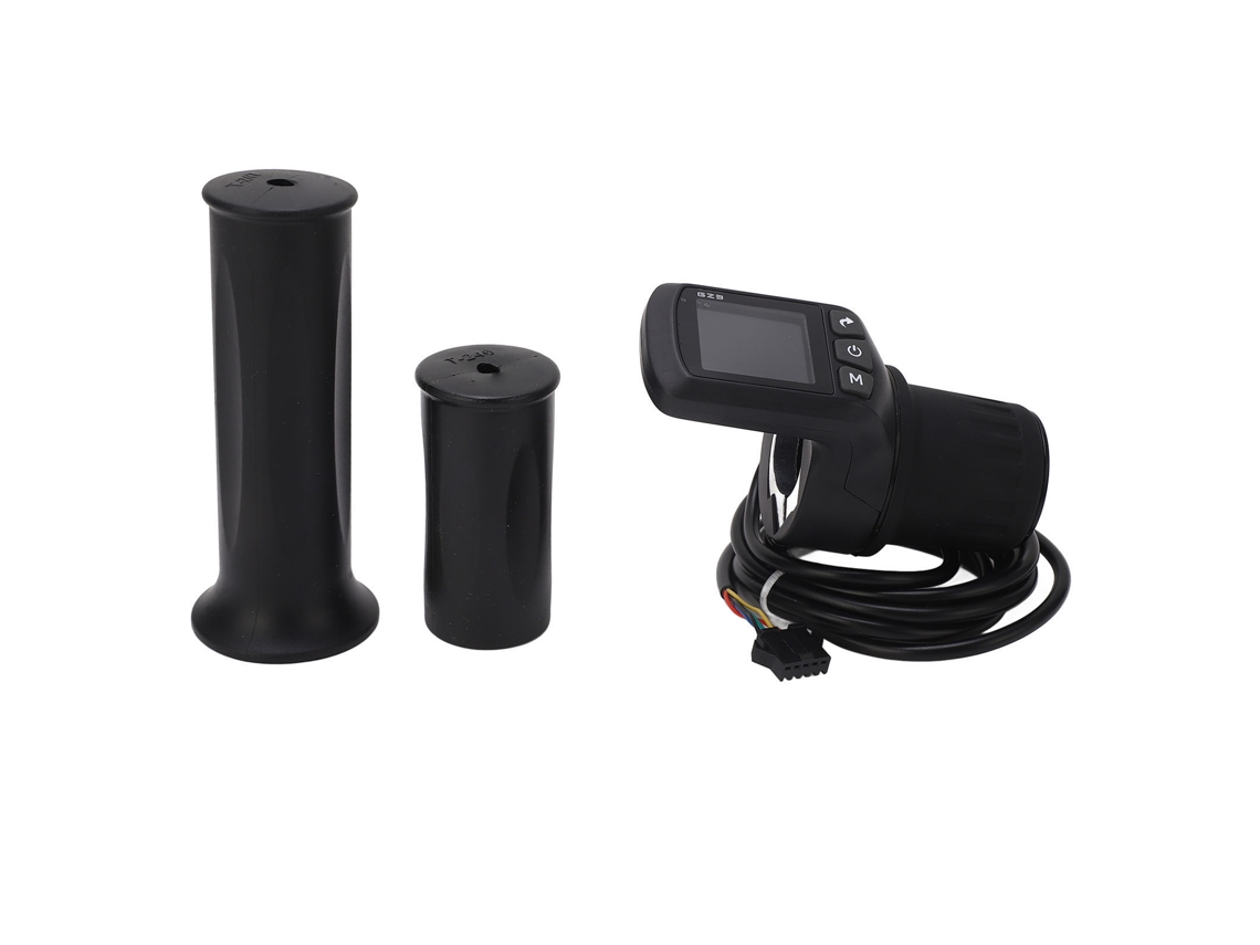 Kit de Medidor para Bicicleta Eléctrica com Tela LCD Abs, Cabo Half Handle e Cabo 5p 24v 36v 48v 60v S/MARCA