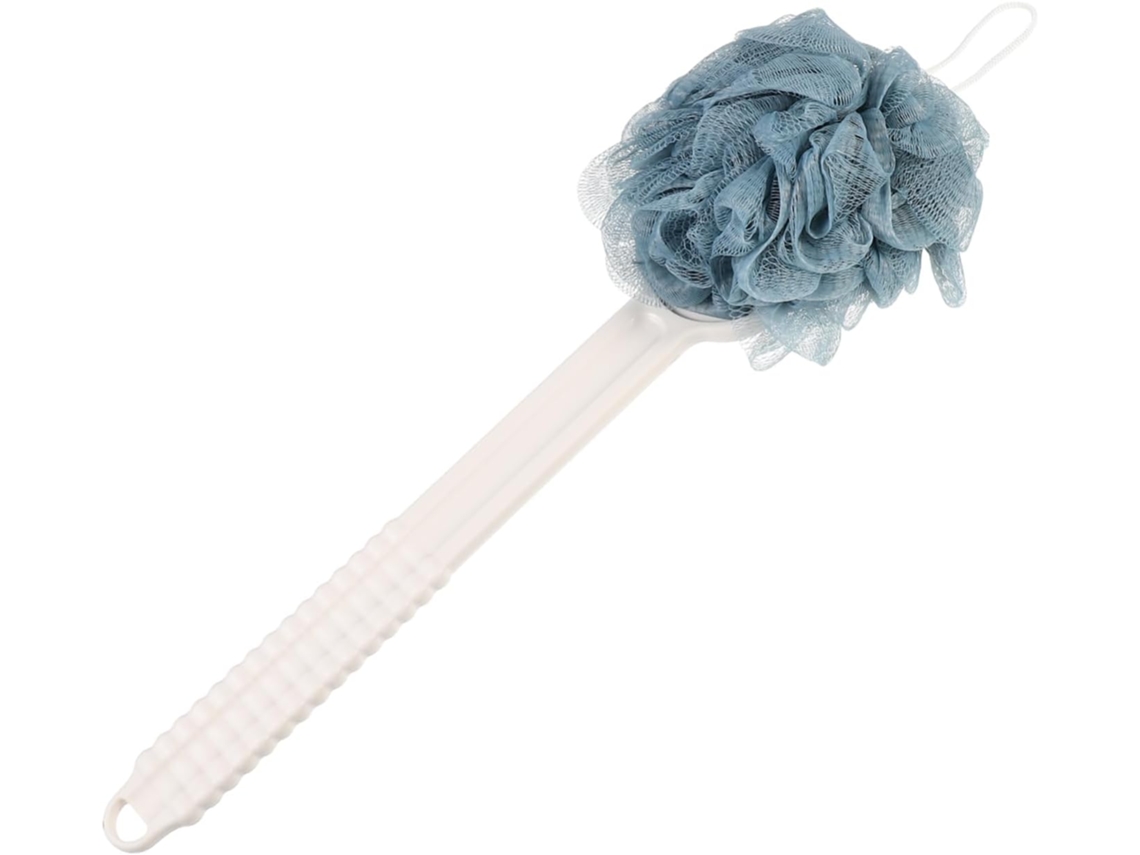 Escova De Banho Com Cabo Silicone, Acessório Esfoliante Para Limpeza Corporal E Massagem Da Pele, Escova Prática Para
