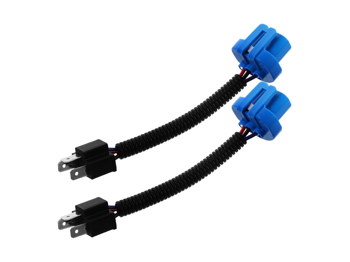 Adaptador de plugue de farol H4 para carro para fácil instalação em Cabo 9007