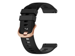 Pulseira de Silicone Texturizada para Garmin Forerunner 265/265s Rosa Dourado CHABERLU