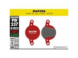 Pastilhas de travão GALFER Bike Magura Clara (01-02), Louise(02-06)