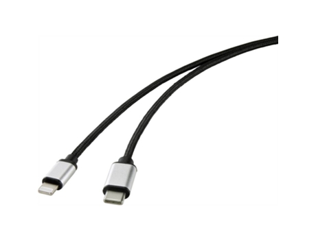 Cabo Rf Telemóvel Usb-C RENKFORCE Preto