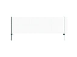 Conjunto 1 Cerca Externa Vidaxl Verde Aço (25 X 0,8 M)