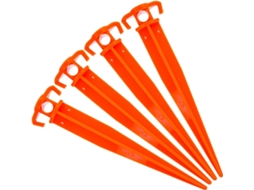Estacas de Plástico, 28cm, para Barraca, Duráveis, Ganchos, Camping, AQUAFORGE