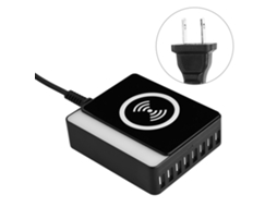 Carregador LAXISCREED 8 Portas Usb e Sem Fio