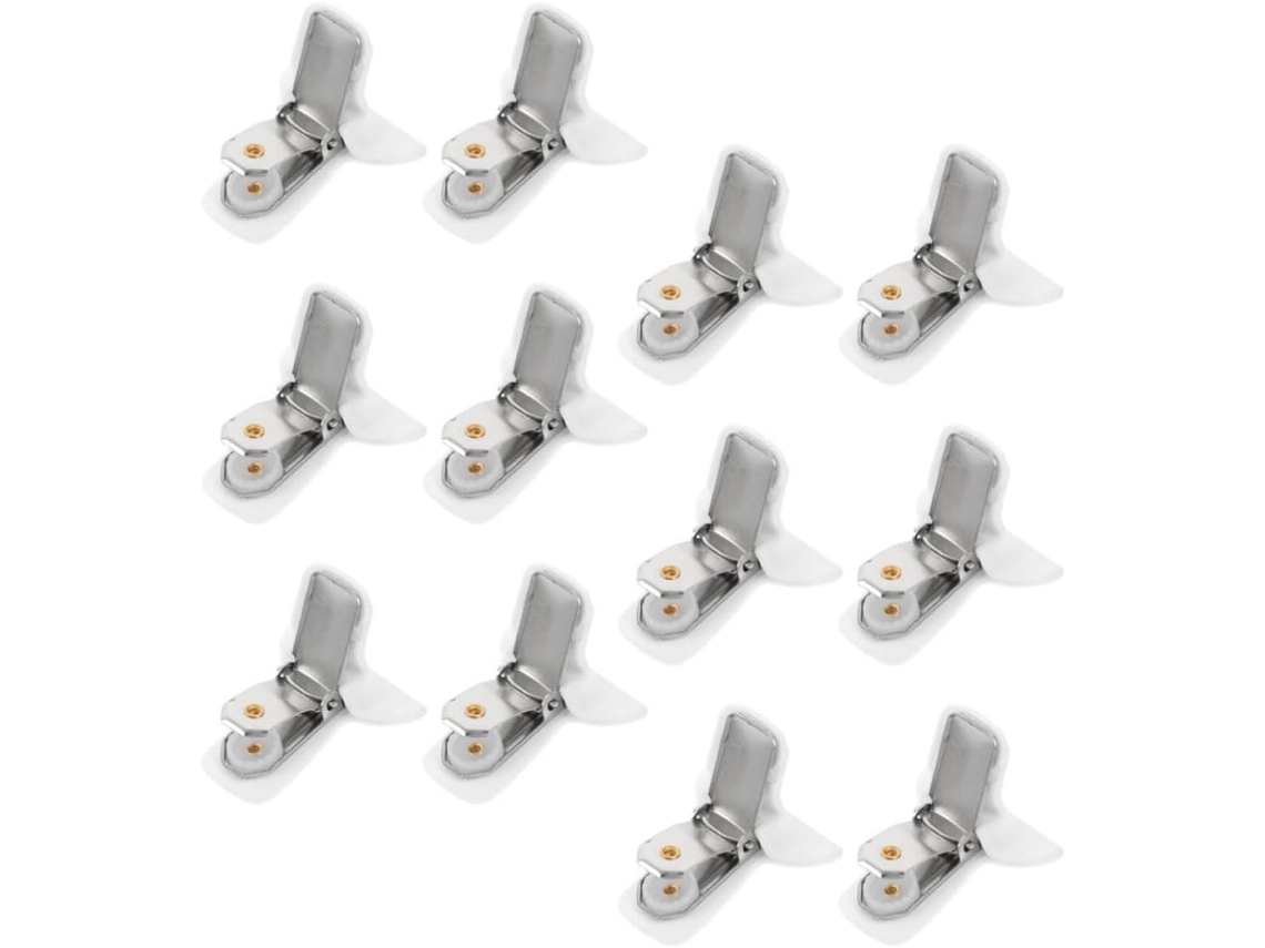 Conjunto De 12 Prendedores Edredom Homoyoyo Em Espuma Antiderrapante E Metal, Prendedores De Edredom Confiáveis E Ideais