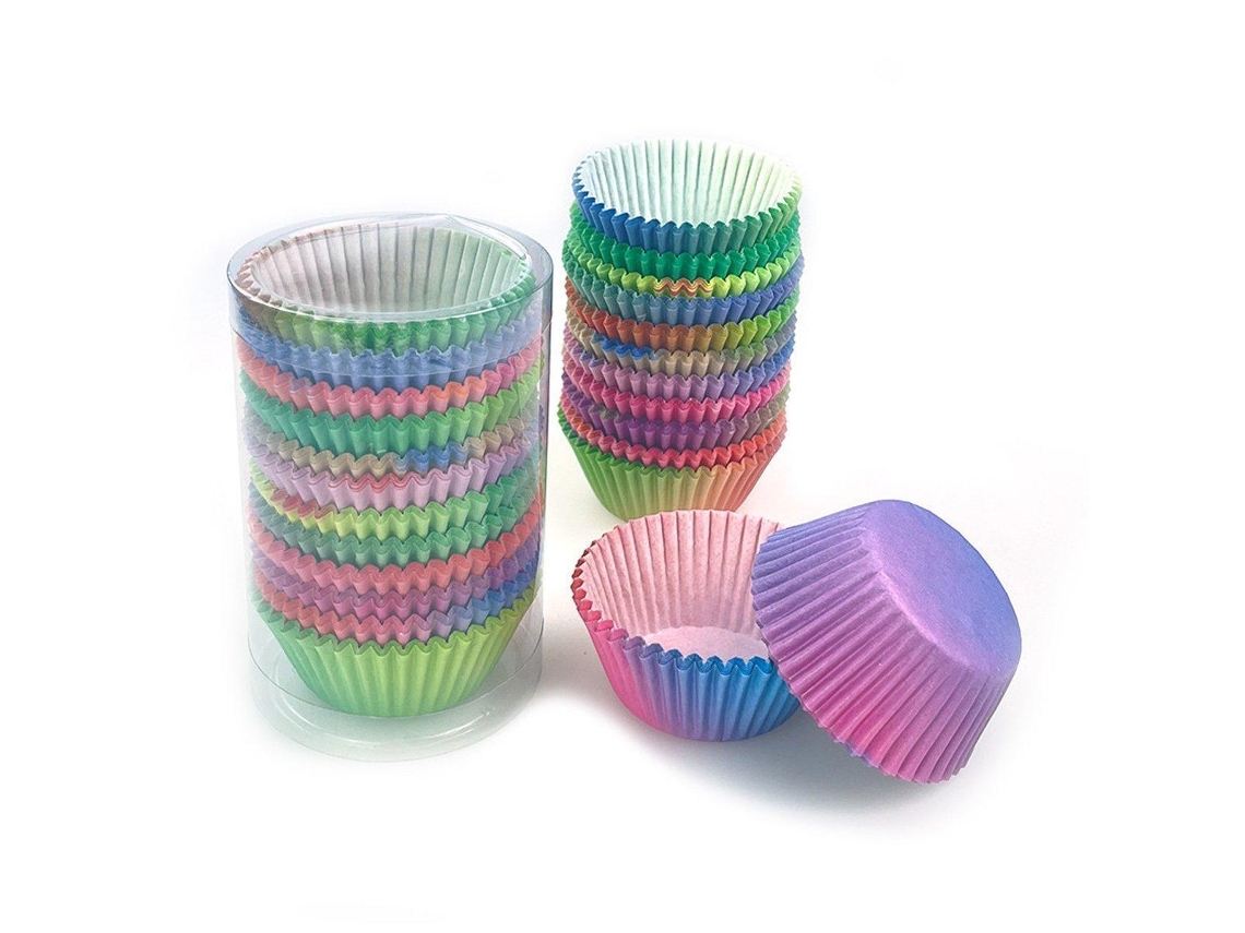 Conjunto De 300 Forminhas De Papel Para Muffins E Cupcakes, Para Assar E Apresentar Sobremesas Em Festas E Eventos