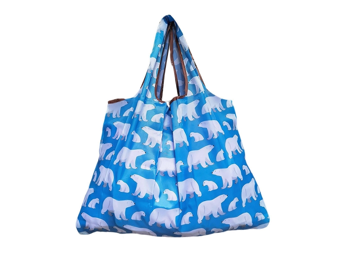 Sacola de Compras Feminina Extragrande, Dobrável, Resistente a Rasgos, Impermeável, Lavável na Máquina e Reutilizável. GOKOCO