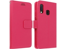 Capa Wallet Para Samsung Yemaesre Rosa