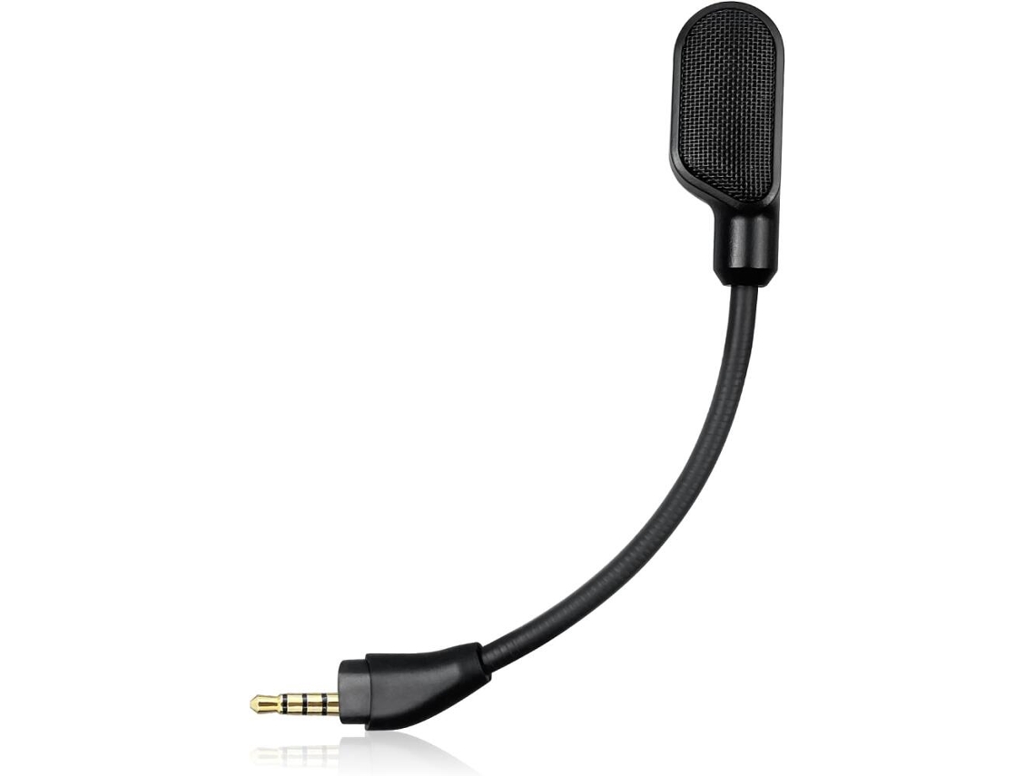 Microfone De Substituição Para Jogos Com Conector De 3,5 Mm, Compatível Com Os Fones De Ouvido Para Jogos Kingston Hyperx Cloud 3 Aquaforge