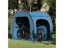 Vidaxl Tenda Para Arrumação De Bicicletas 210 X 156 X 180 Cm Azul