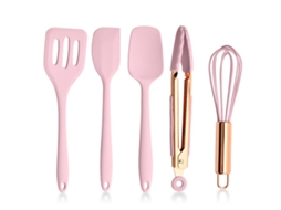 Conjunto de Utensílios de Silicone para Cozinha Espátula Integrada Clip para Alimentos Batedor de Ovos NEVEANCE