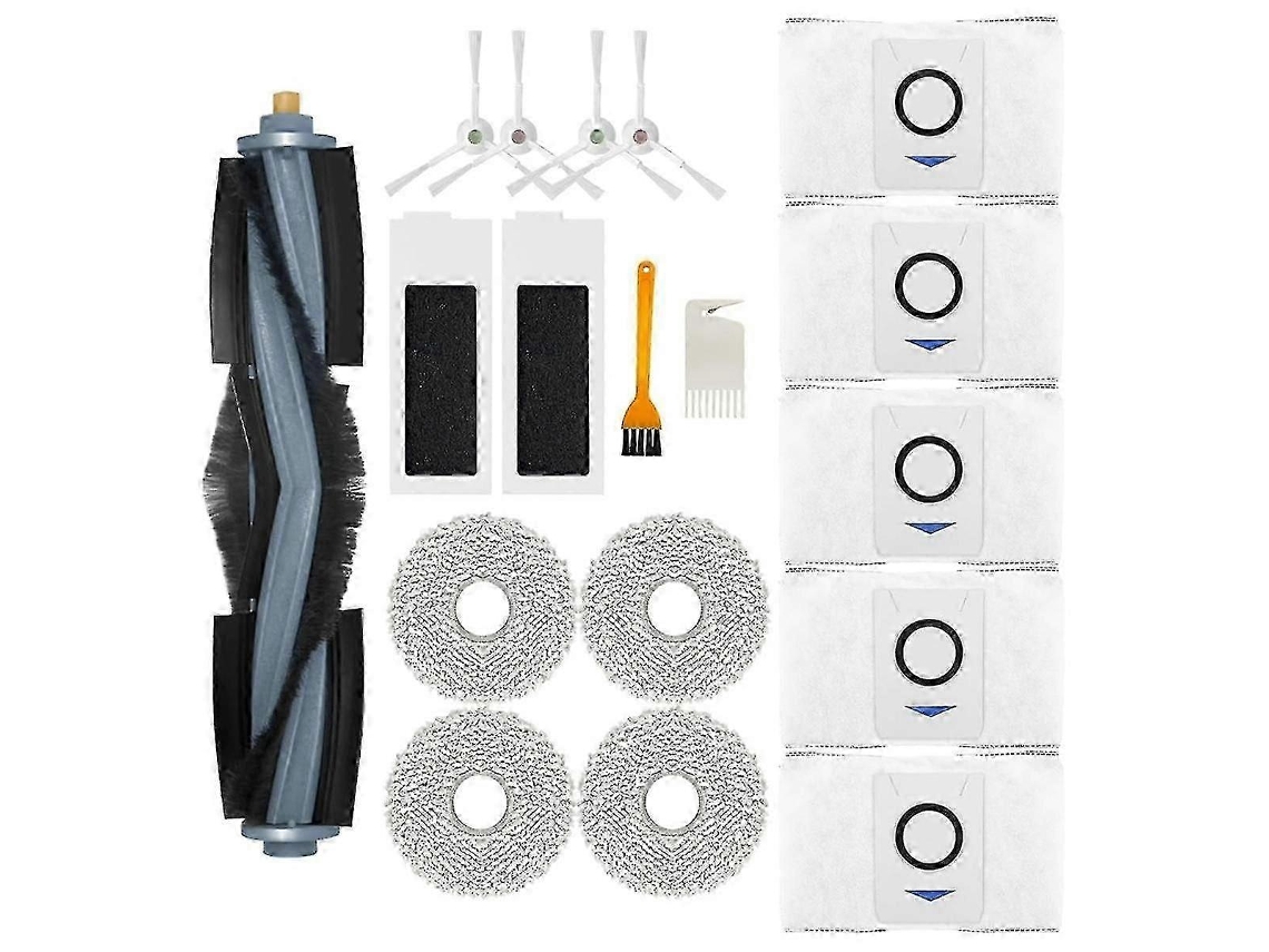 Replacement Parts For Deebot T20 Omni Vacuum Cleaner Main Side Brush Dust Bags Hepa Filters Mop Pads