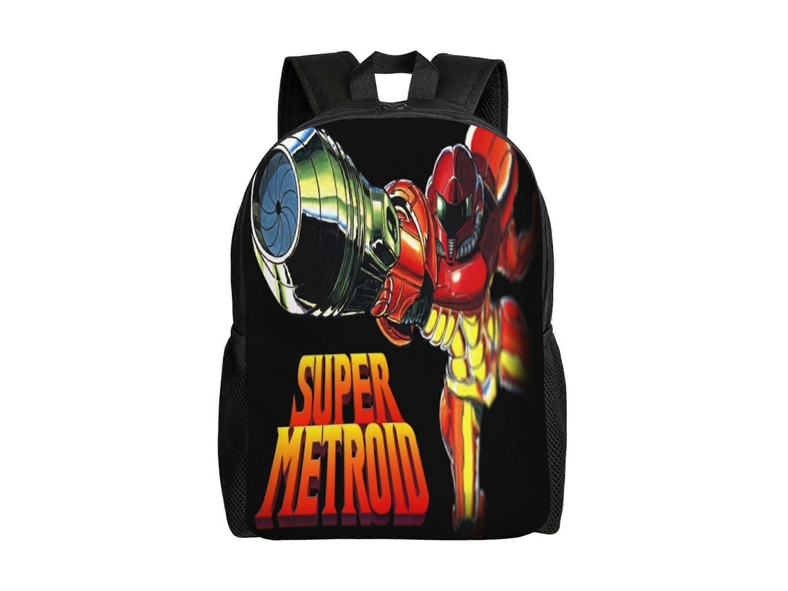 Mochila De Estudante Metroid A10, Leve E Elegante, À Prova Dágua E Com Alça De Ombro Ajustável. Olysi Shop
