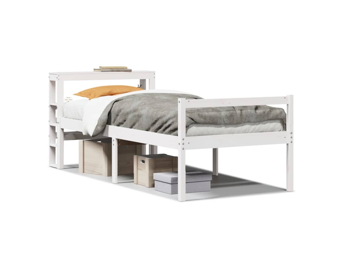 Cama para Idosos com Cabeceira 75x190 Cm Pinho Maciço MAISON EXCLUSIVE