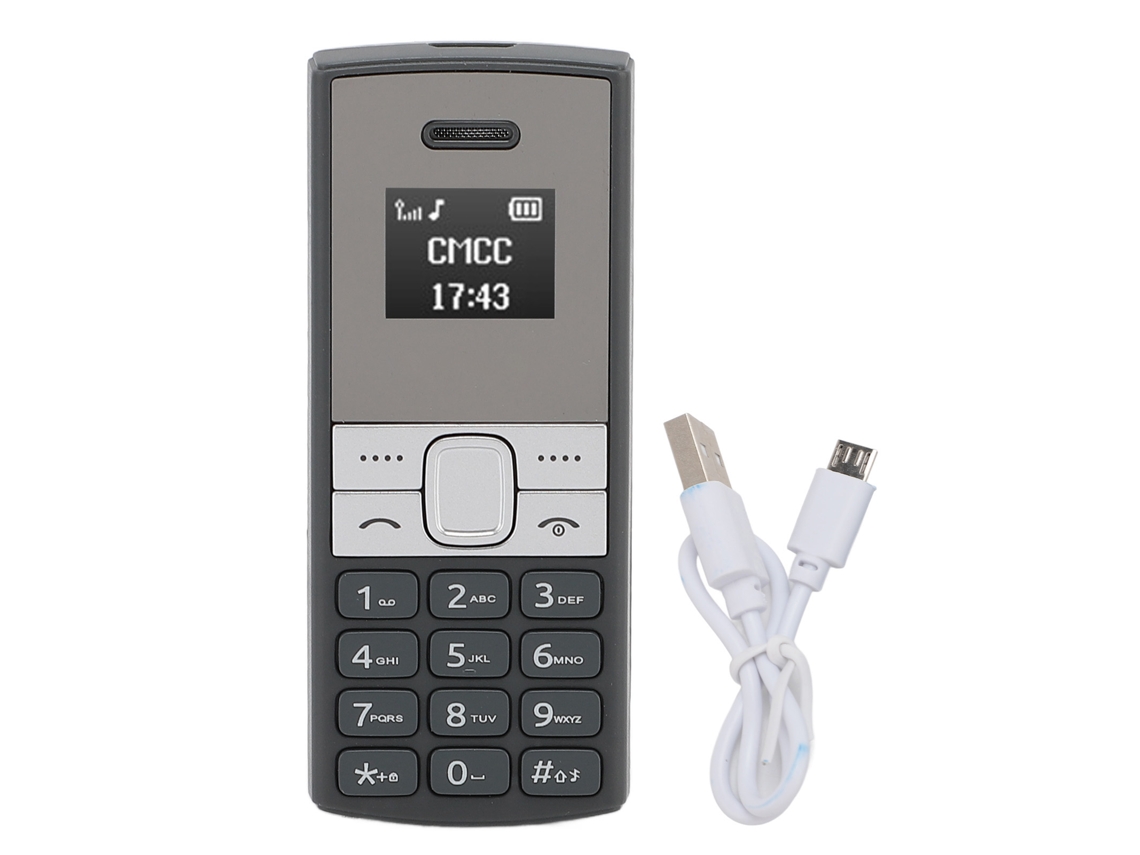 Celular Gsm 2g Menor Do Mundo Com Bluetooth E Dual Chip Slot Banda 2g Desbloqueado Bm150 Preto