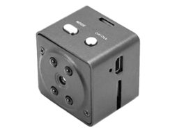 Câmera Mini DVR externa sem fio HD 1080P com detecção de movimento (preta)