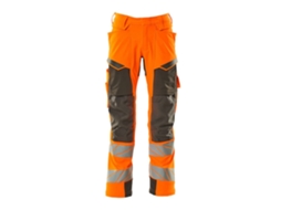 Calças Grandes Com Bolsos Para Joelheiras Accelerate Safe 19079 Laranja 56 / 35 MASCOT