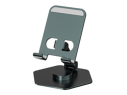 Suporte De Mesa Universal Giratório Para Celular E Tablet - Verde Escuro