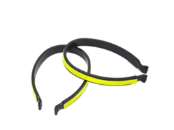 Clips de Calça para Bicicleta Reflexiva Leve com Fita Reflexiva para Ciclismo Noturno | S/MARCA
