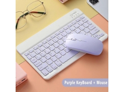 Teclado Bluetooth Compatível Com Russo, Árabe, Coreano, Espanhol, Para Android, Samsung, Windows, Apple, Mac, Ipad. Everley891