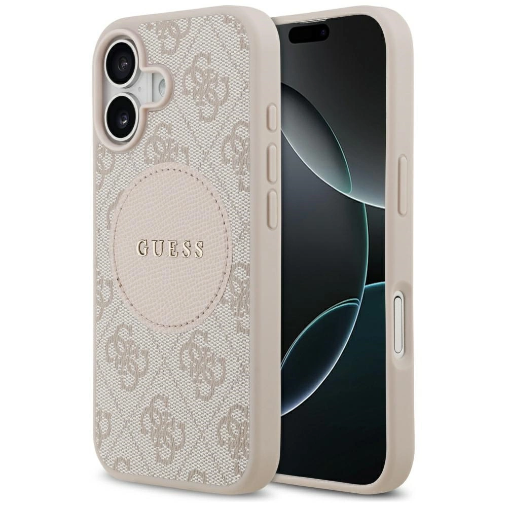 Capa Guess 4g Circle Classic Logo Para Iphone 17 Magsafe Com Logotipo