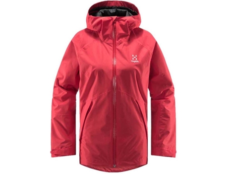Casaco para Mulher HAGLOFS Skuta Vermelho para Montanha (S)