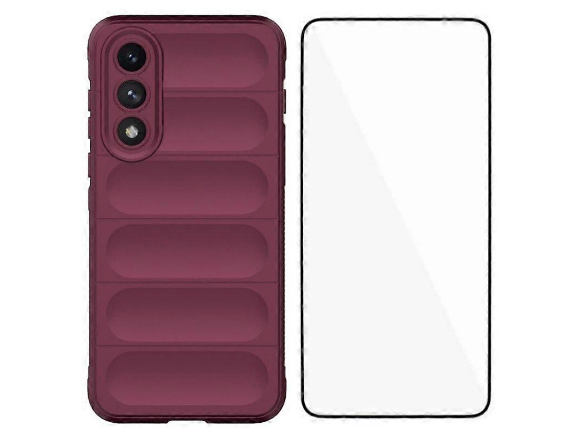 Capa De Tpu Antiderrapante Para Oneplus Nord 5 5g Com Película De Vidro Temperado
