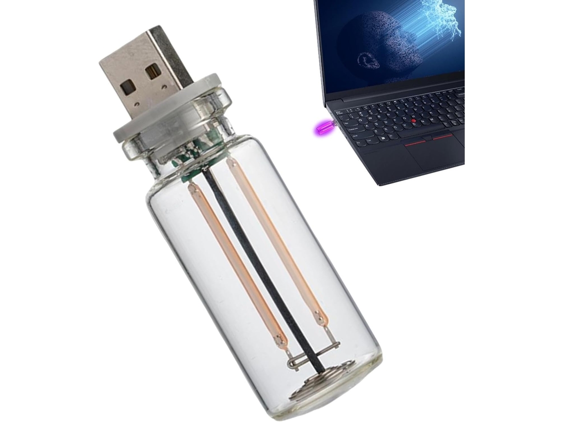 Abajur De Mesa Vidro, Luz Noturna Led Retro Com Touch