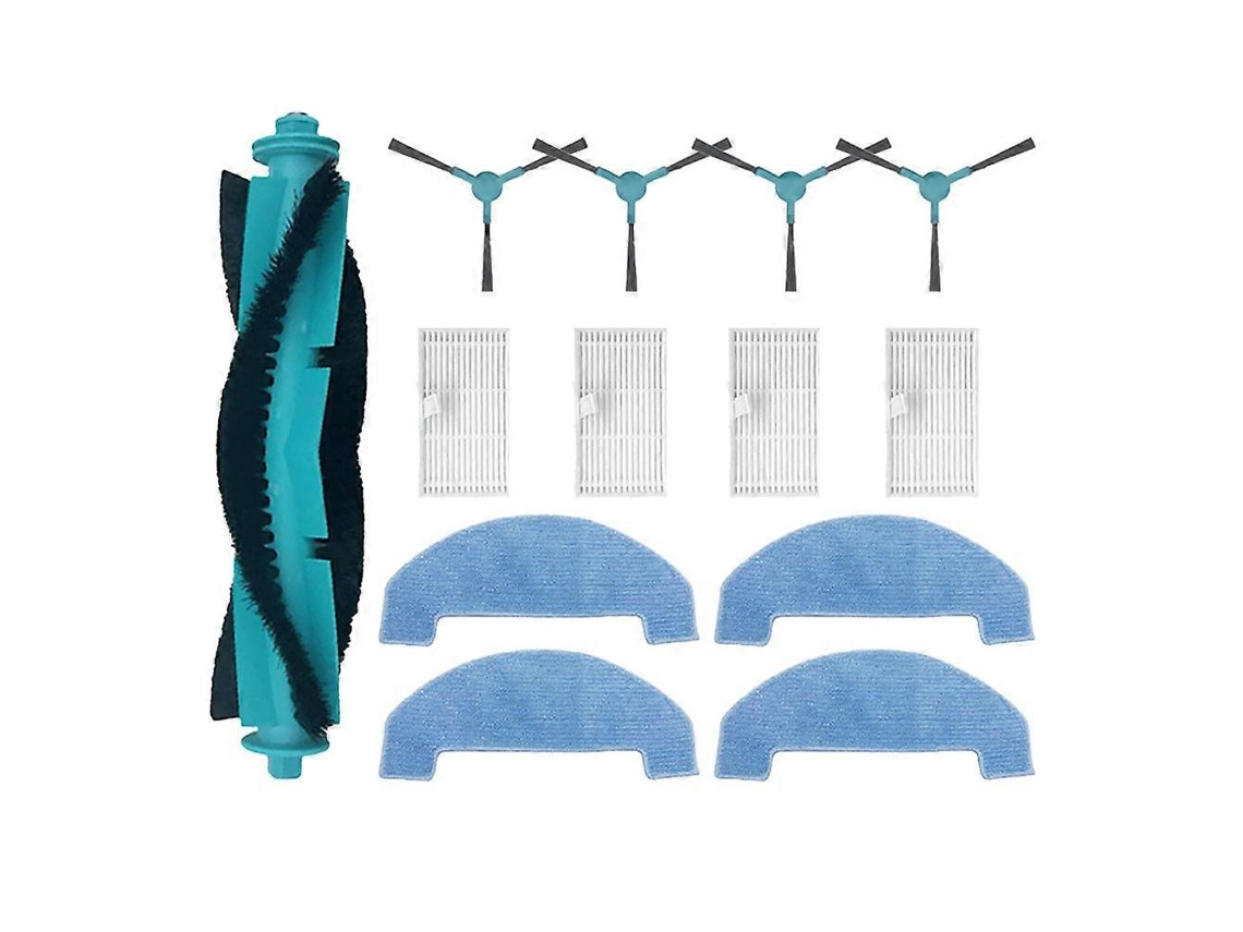 Acessórios De Substituição Para Ultenic D10: Escova Lateral Principal, Filtro Hepa, Pano De Limpeza._ozo
