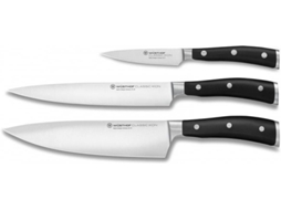 Conjunto 3 Facas de Cozinha WUSTHOF Classic Ikon